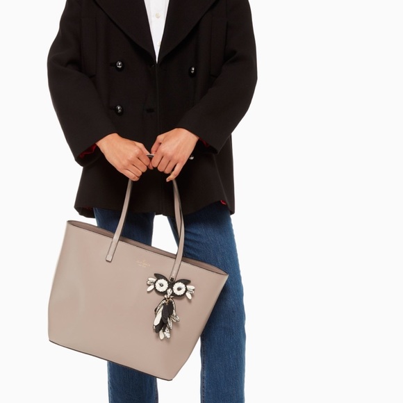 Brand New Kate Spade Owl Little Len Leather Bag - Picture 5 of 6